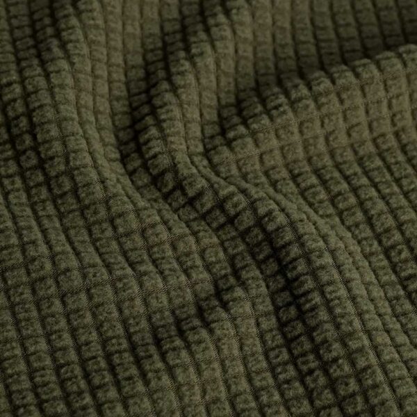 ผ้าฟลีซชักร่องสีเขียว-A1-25-CH9330ZM-1