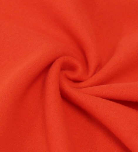 ผ้าฟลีซขูดขน 1 ด้านสีส้ม-TR1-BK1258Z