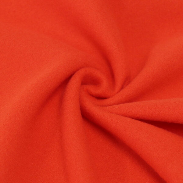 ผ้าฟลีซขูดขน 1 ด้านสีส้ม-TR1-BK1258Z