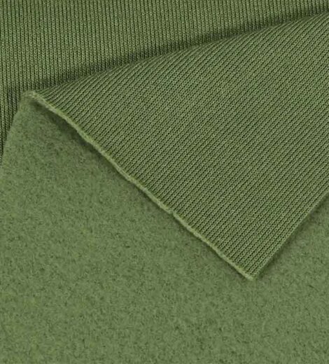 ผ้าฟลีซขูดขน 1 ด้านสีเขียว-TR1-CK1215Z-1