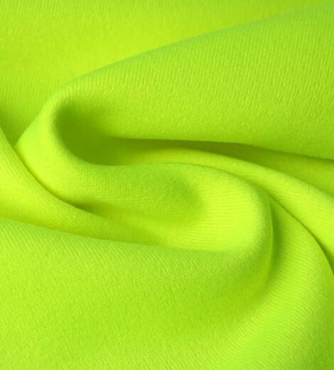 ผ้าฟลีซขูดขน 1 ด้านสีเขียวสะท้อนแสง-TR1-CH1072Z-1