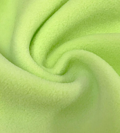 ผ้าโพล่าฟลีซขูดขน 2 ด้านสีเขียวมะนาว-A1-35-CK1334Z-1