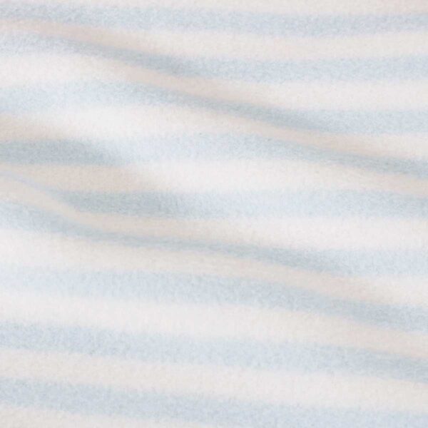 ผ้าโพล่าฟลีซขูดขน 2 ด้านลายริ้วสีขาวฟ้า-T1-27-JD1508ZP-1
