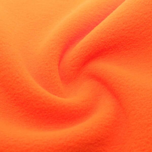 ผ้าโพล่าฟลีซขูดขน 2 ด้านสีส้มสะท้อนแสง-T1-25-CD1400Z-1