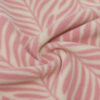 ผ้าโพล่าฟลีซขูดขน 2 ด้านลายใบปาล์มสีชมพู-A1-25-BH0120ZP-1